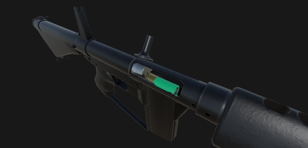 【VRChat想定】Atchisson Assault-12