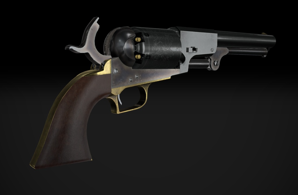 【VRChat想定】Colt 1st model dragoon