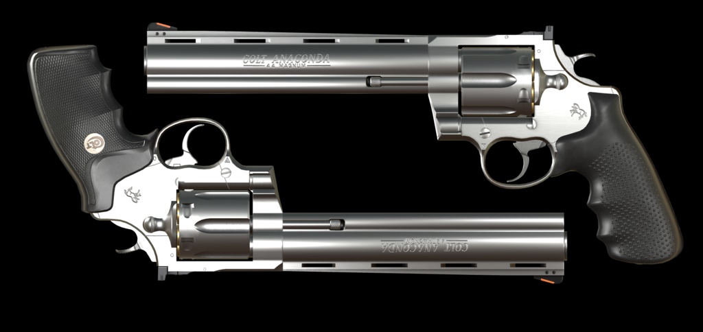 【VRChat想定】Colt Anaconda パック