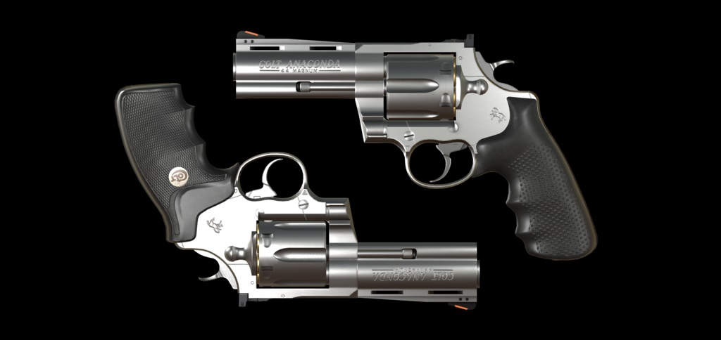 【VRChat想定】Colt Anaconda パック