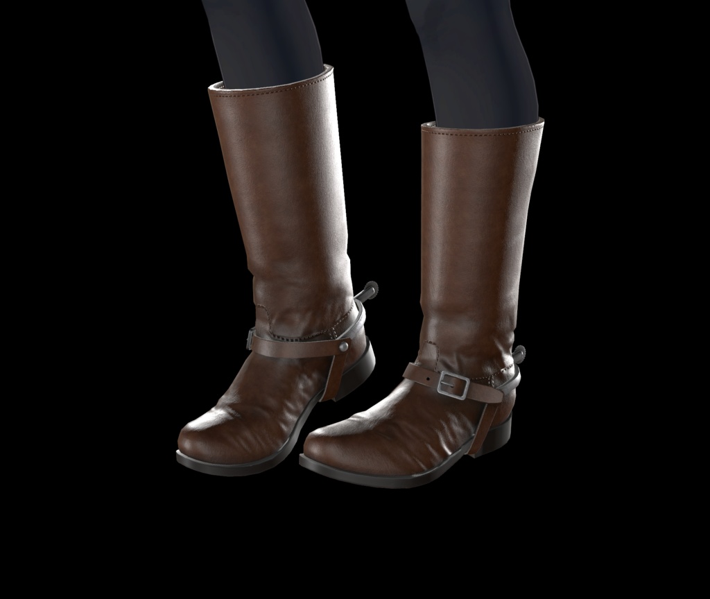 【桔梗ちゃん対応】拍車付き長靴