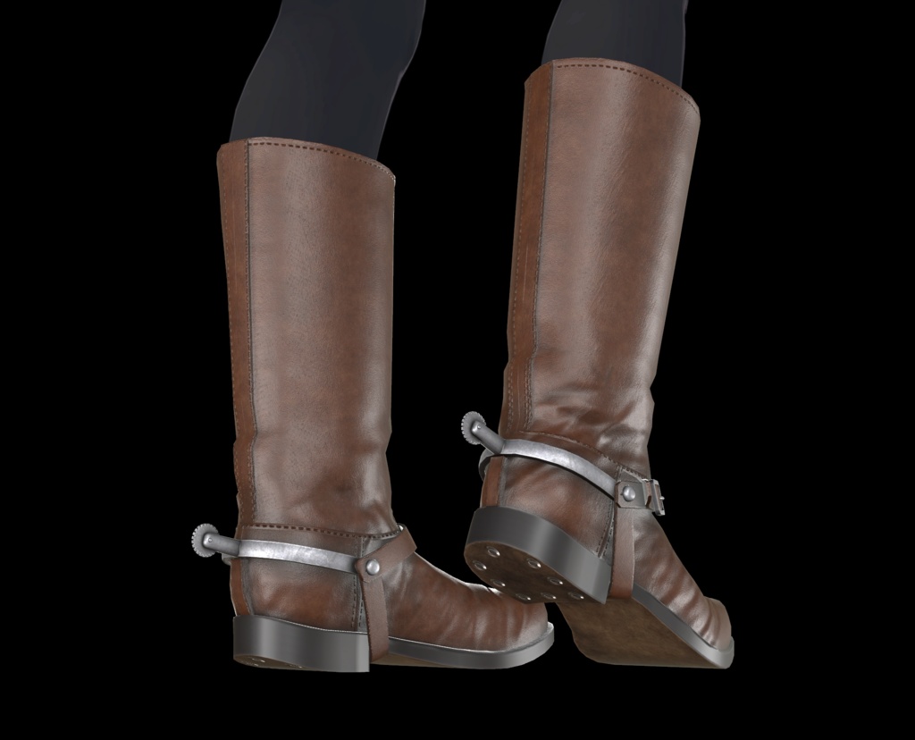 【桔梗ちゃん対応】拍車付き長靴