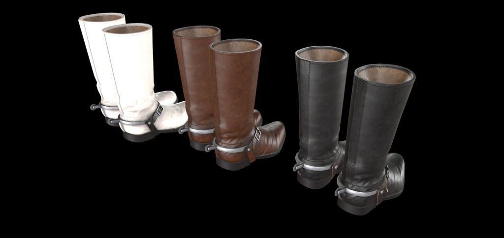 【桔梗ちゃん対応】拍車付き長靴