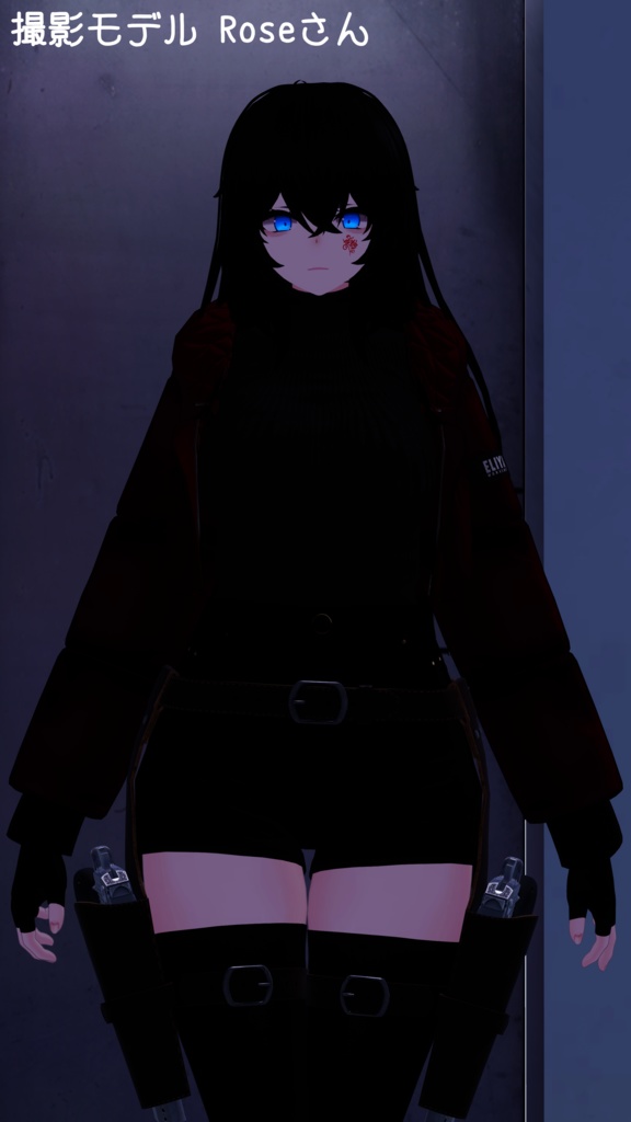 【桔梗ちゃん対応】ウエスタンレッグホルスター