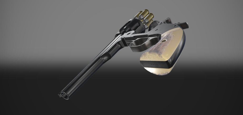 【VRChat想定】Smith & Wesson Schofield Revolver