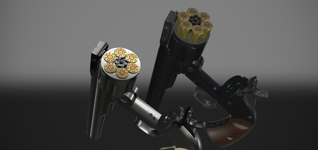 【VRChat想定】Smith & Wesson Schofield Revolver