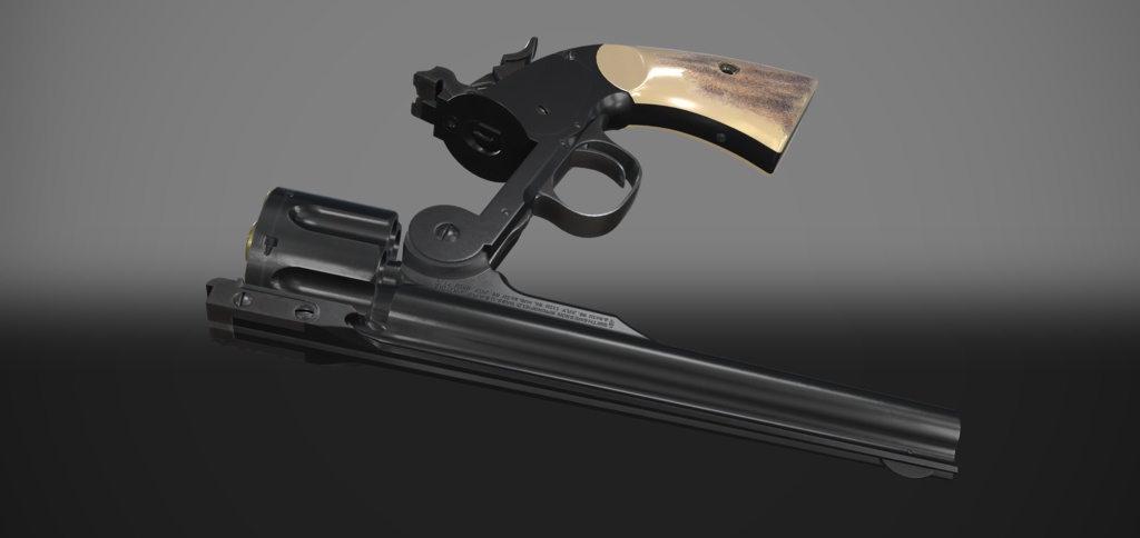 【VRChat想定】Smith & Wesson Schofield Revolver