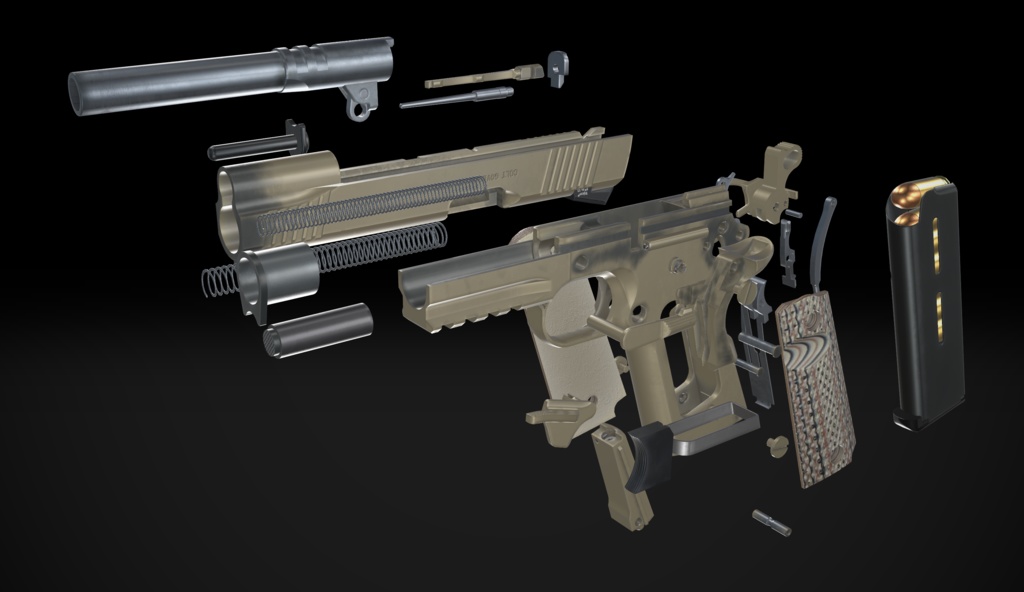 【VRChat想定】Colt M45A1