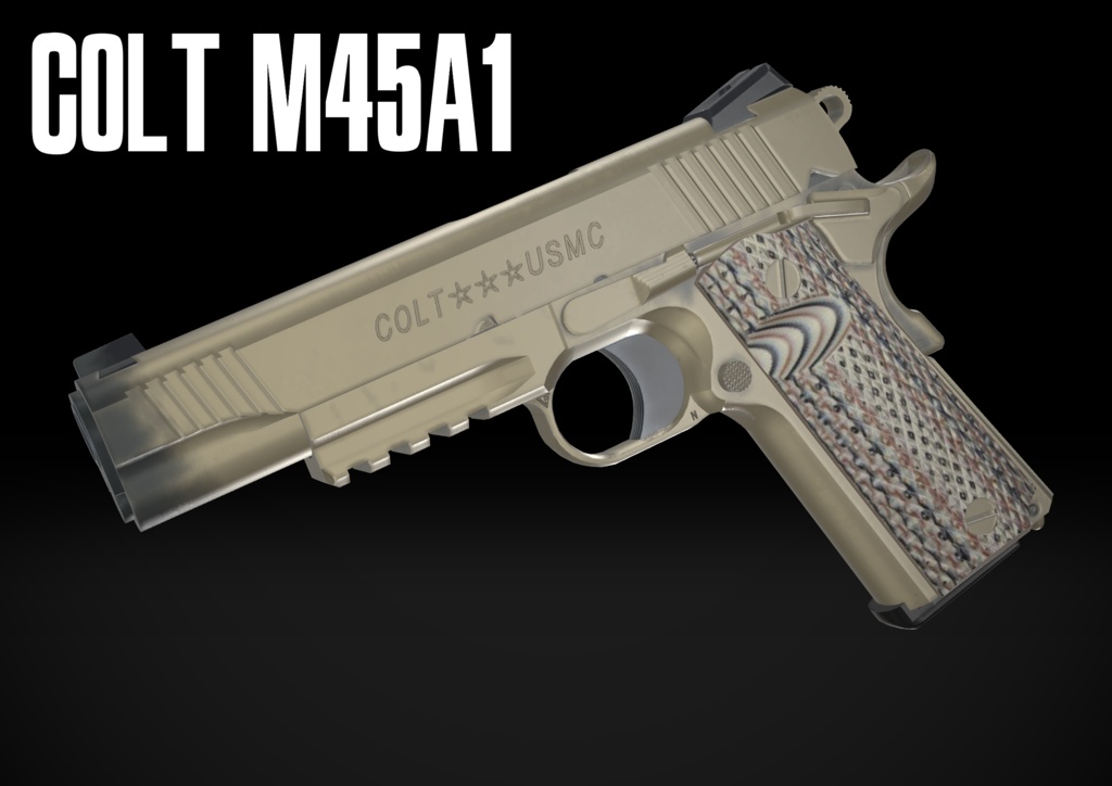 【VRChat想定】Colt M45A1