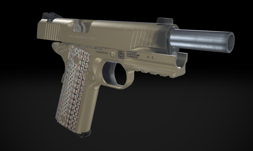 【VRChat想定】Colt M45A1