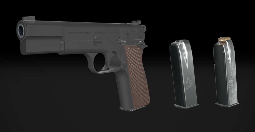 【VRChat想定】Springfield Armory SA-35 Ver.2