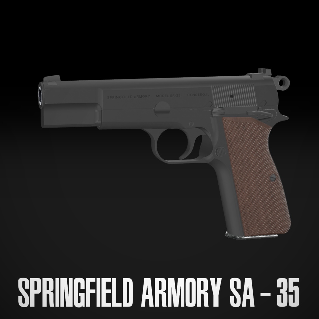 【VRChat想定】Springfield Armory SA-35 Ver.2