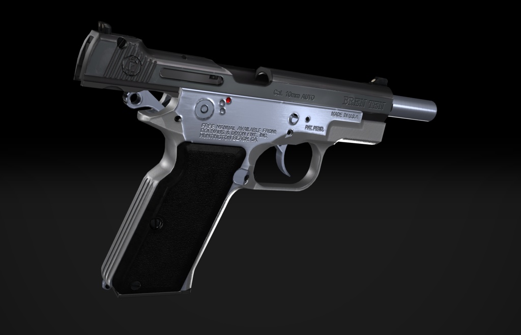 【VRChat想定】Bren Ten 10mm pistol