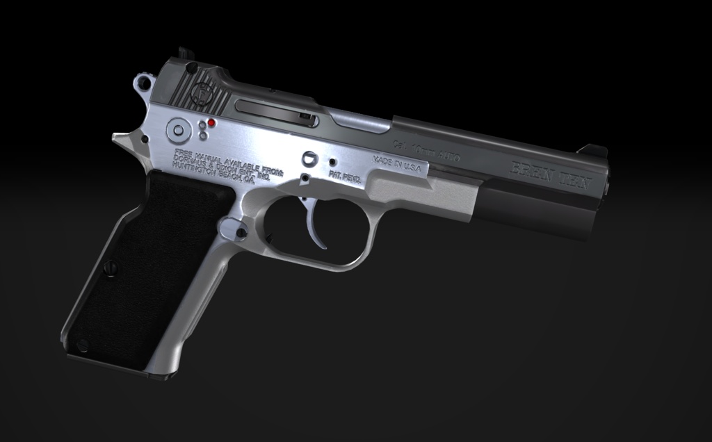 【VRChat想定】Bren Ten 10mm pistol