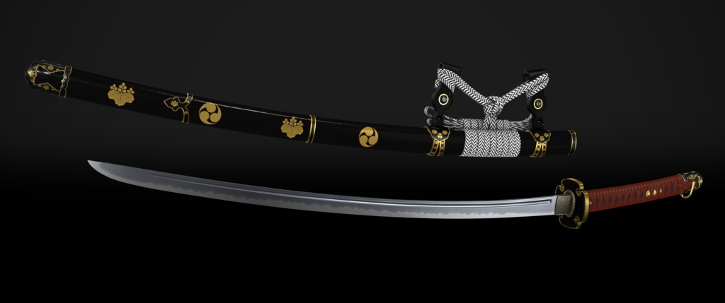 【VRChat想定】平造之太刀