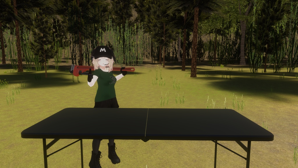 【VRChat想定】スコットさんのテーブルセット