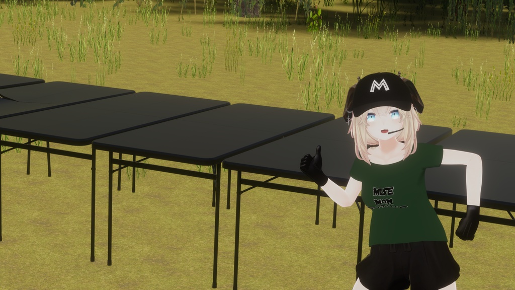 【VRChat想定】スコットさんのテーブルセット