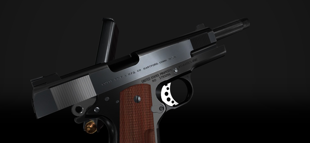 【VRChat想定】Colt M1911A1 SNAKE Δ