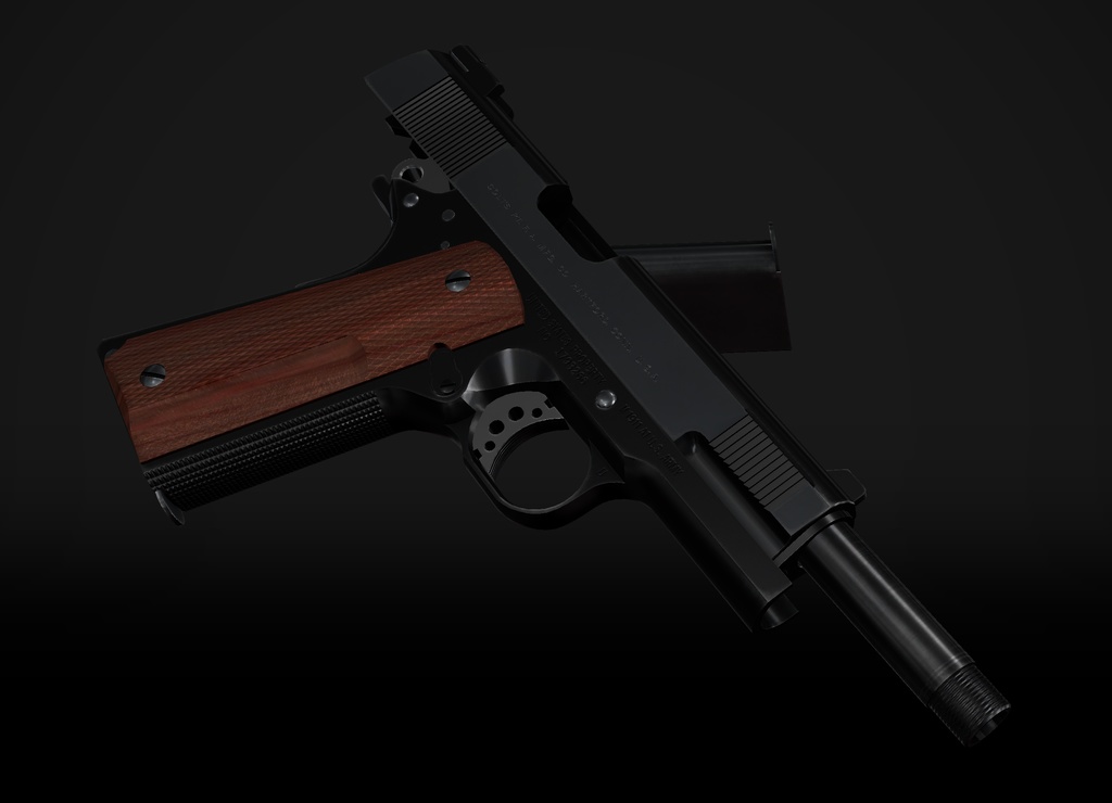 【VRChat想定】Colt M1911A1 SNAKE Δ