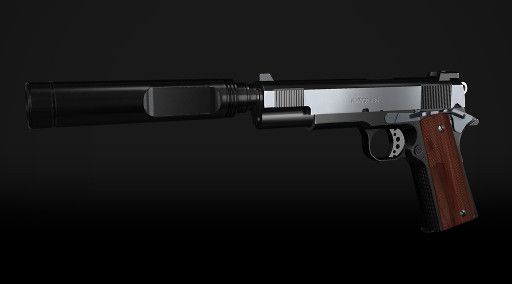 【VRChat想定】Colt M1911A1 SNAKE Δ