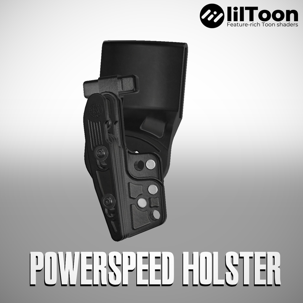 【VRChat想定】PowerSpeed Holster