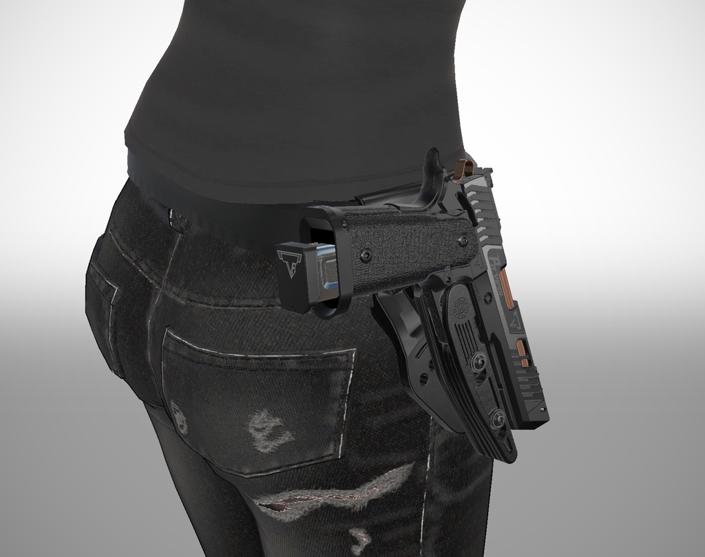 【VRChat想定】PowerSpeed Holster