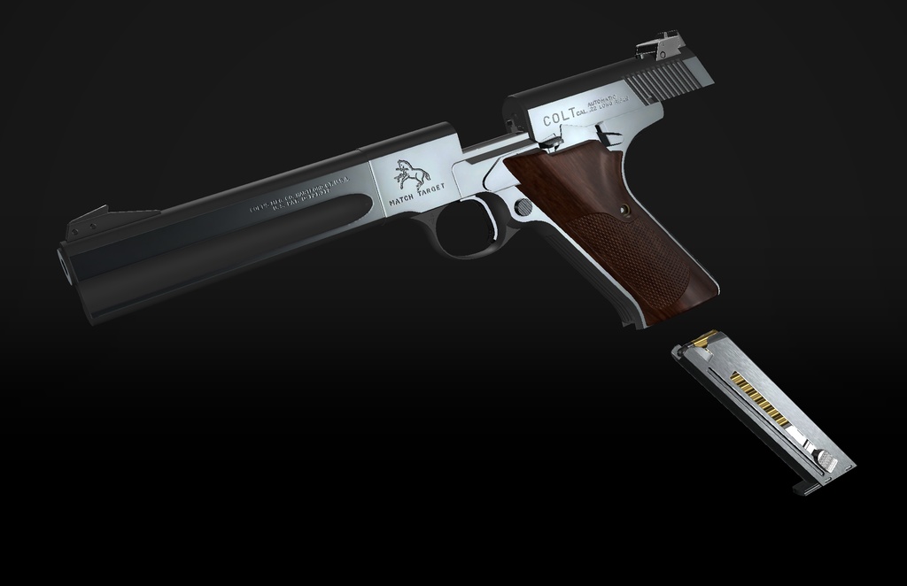 【VRChat想定】Colt Woodsman