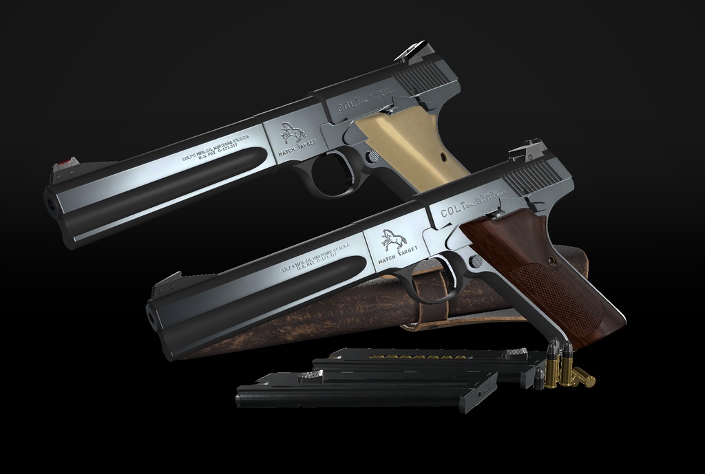 【VRChat想定】Colt Woodsman