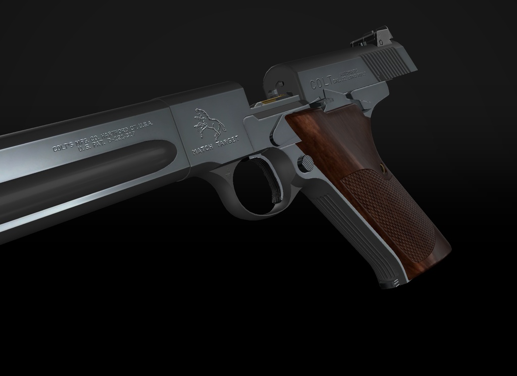 【VRChat想定】Colt Woodsman