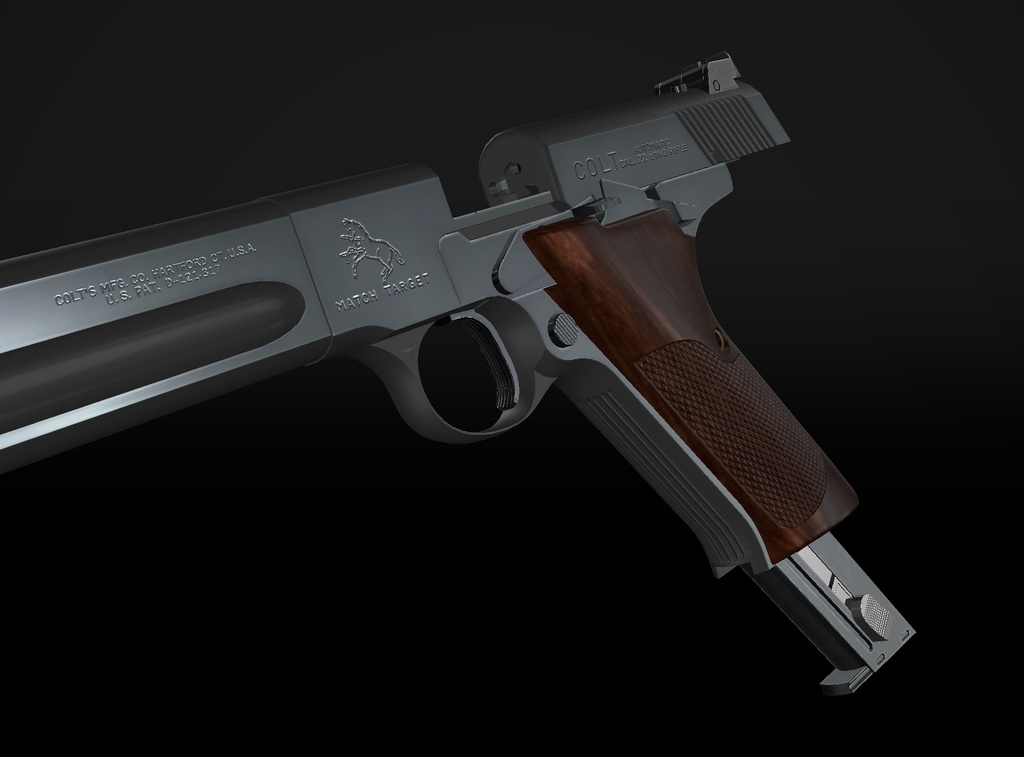 【VRChat想定】Colt Woodsman