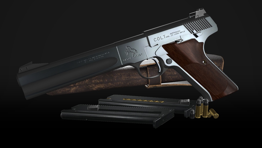 【VRChat想定】Colt Woodsman