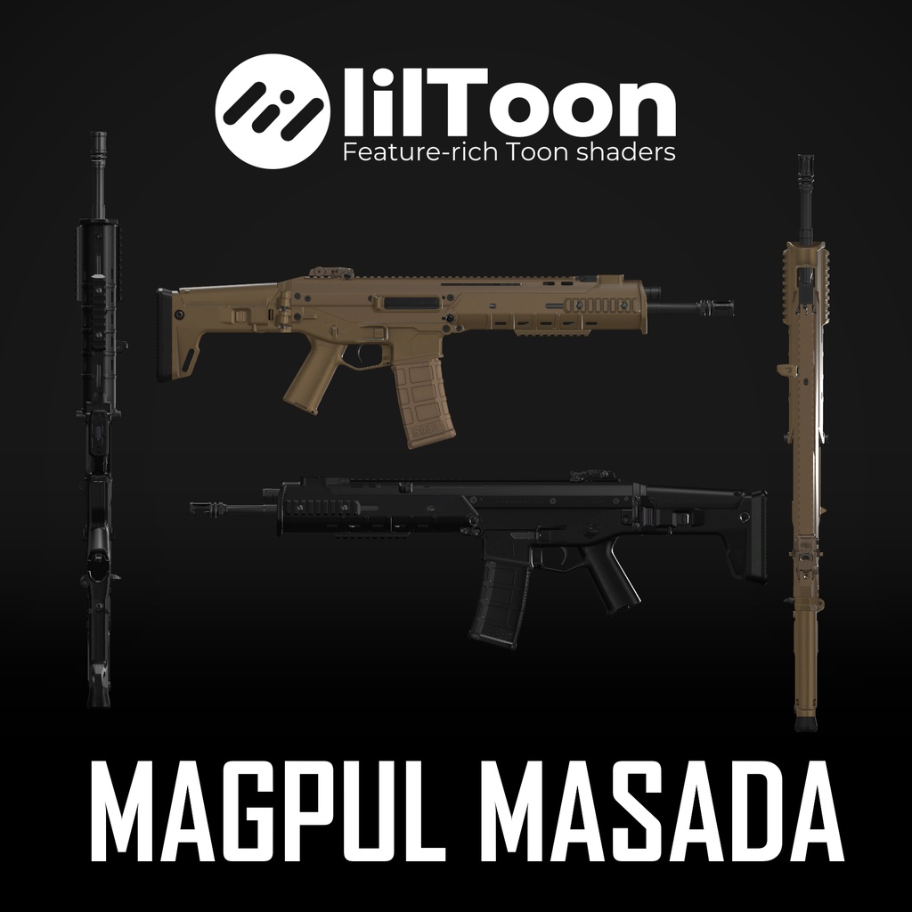 【VRChat想定】Magpul Masada