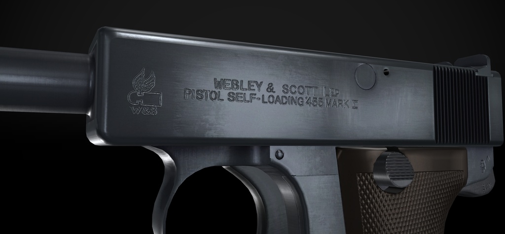 【VRChat想定】Webley Scott 455 AUTO