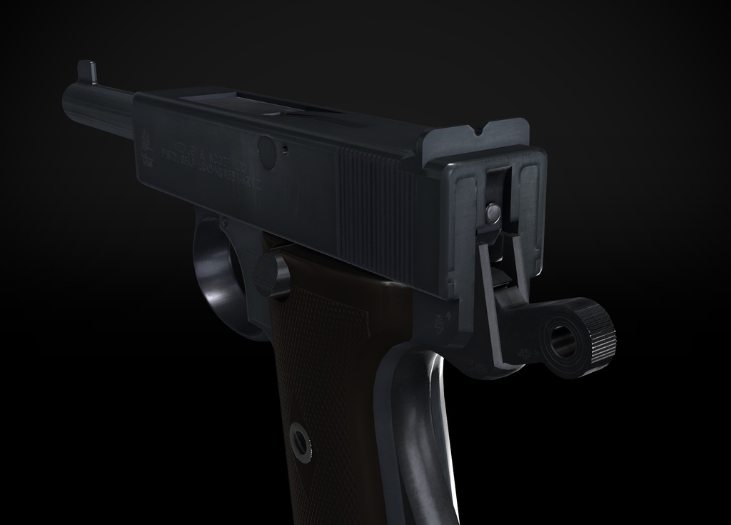 【VRChat想定】Webley Scott 455 AUTO