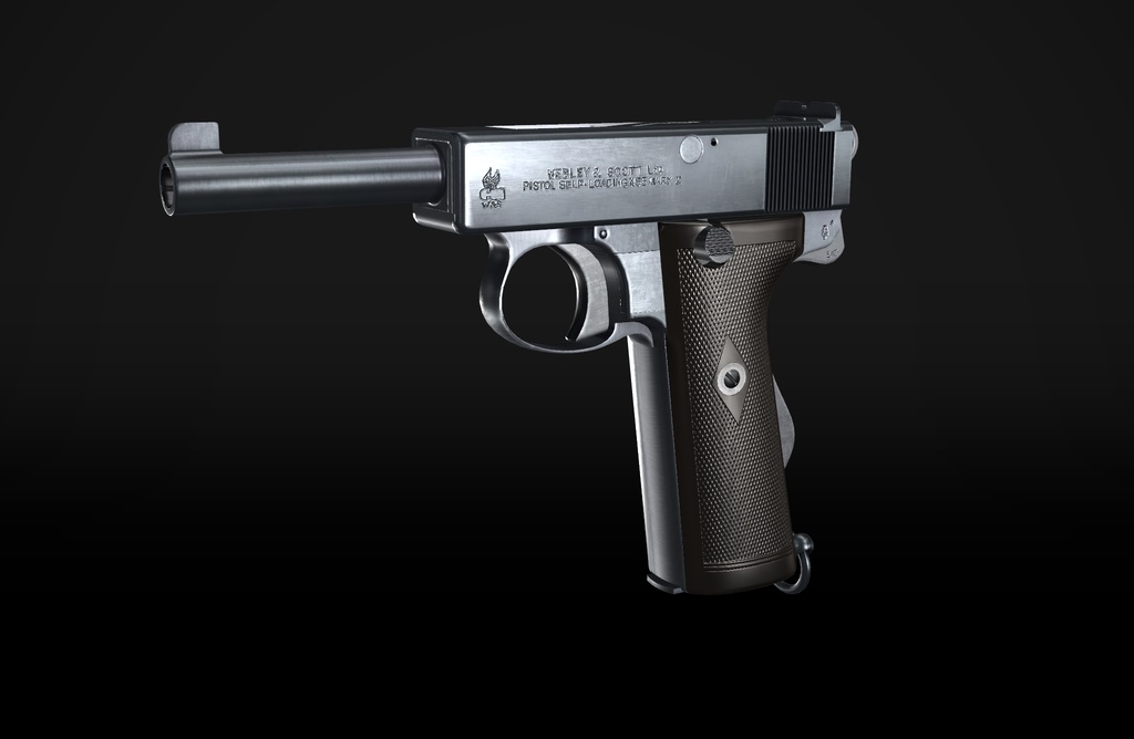【VRChat想定】Webley Scott 455 AUTO
