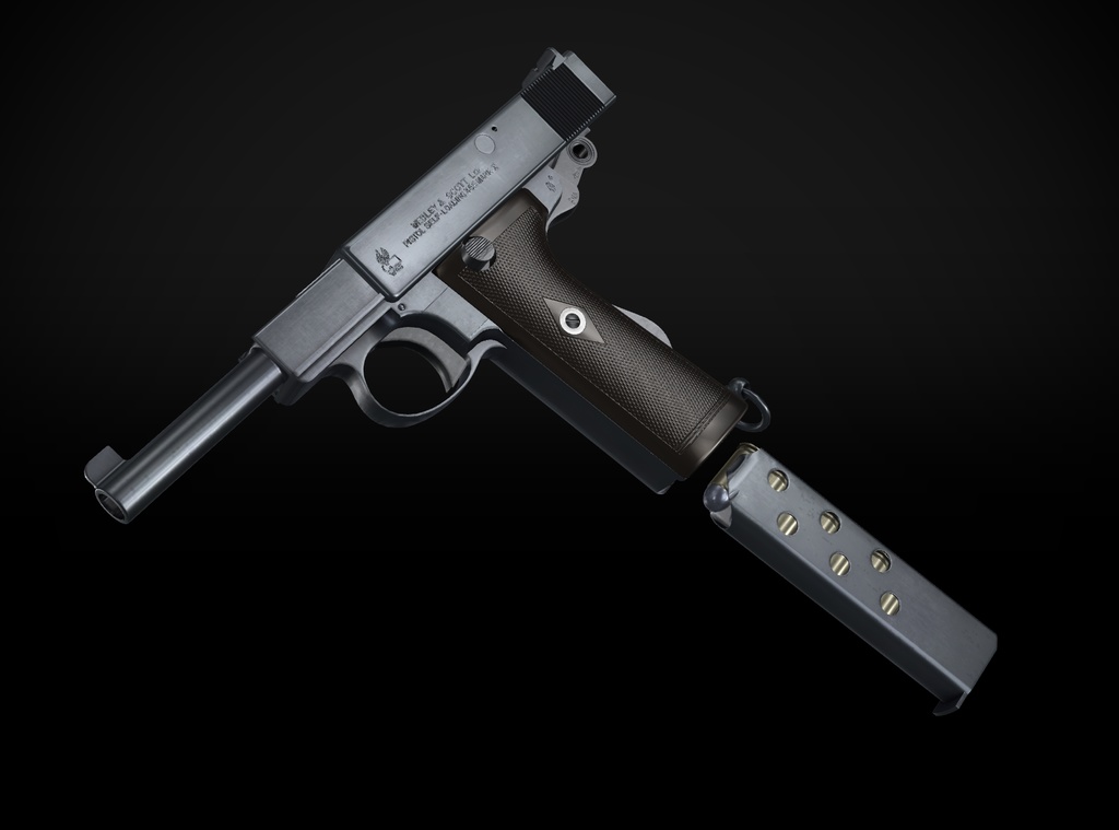 【VRChat想定】Webley Scott 455 AUTO