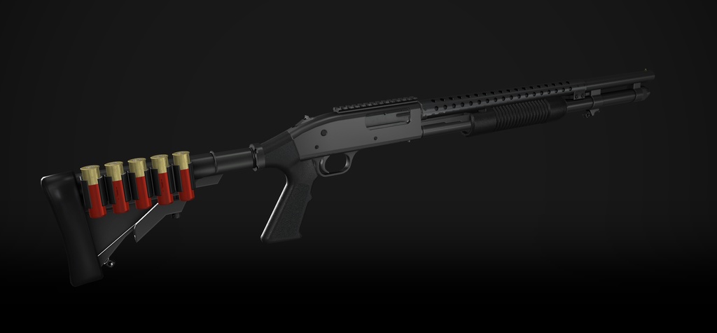 【VRChat想定】Mossberg M590A1 Tactical