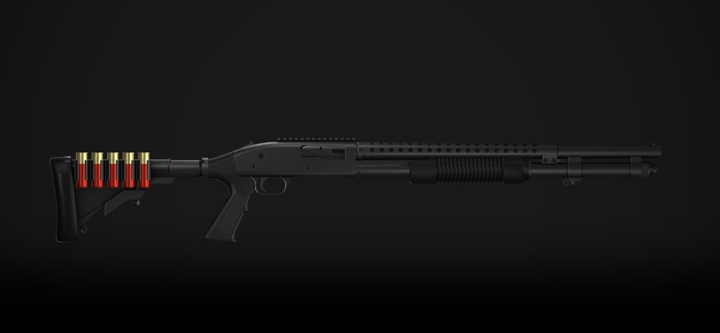 【VRChat想定】Mossberg M590A1 Tactical