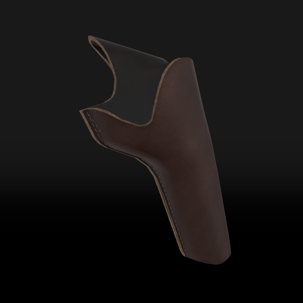 【VRChat想定】Cowboy Cross Draw Holster