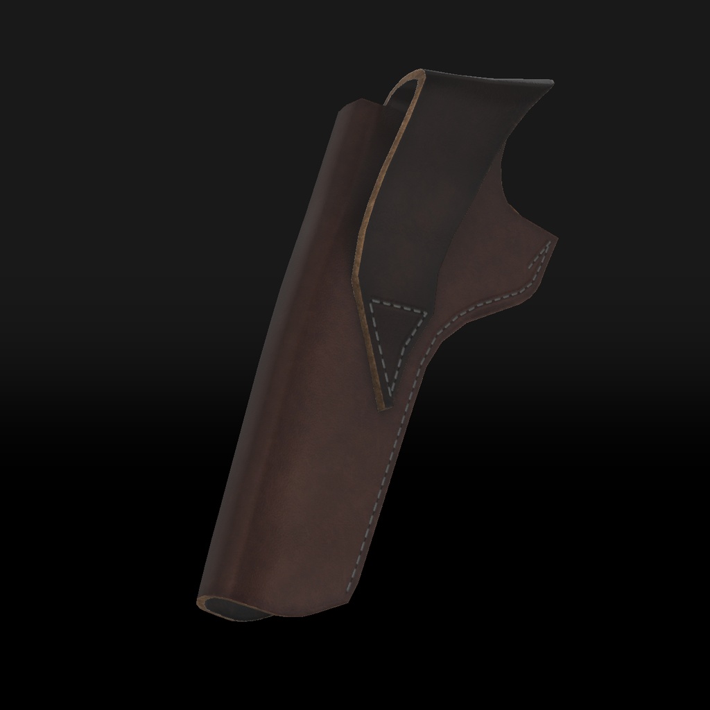 【VRChat想定】Cowboy Cross Draw Holster