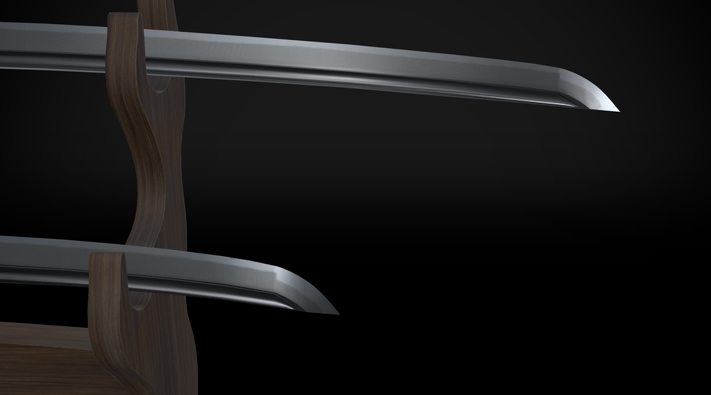 【VRChat想定】日本刀 大小セット