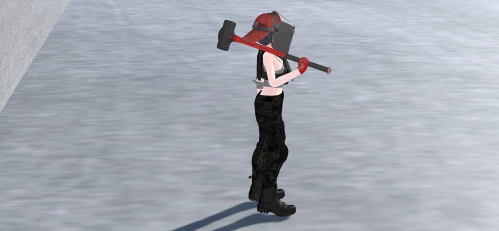 【VRChat想定】工場長セット