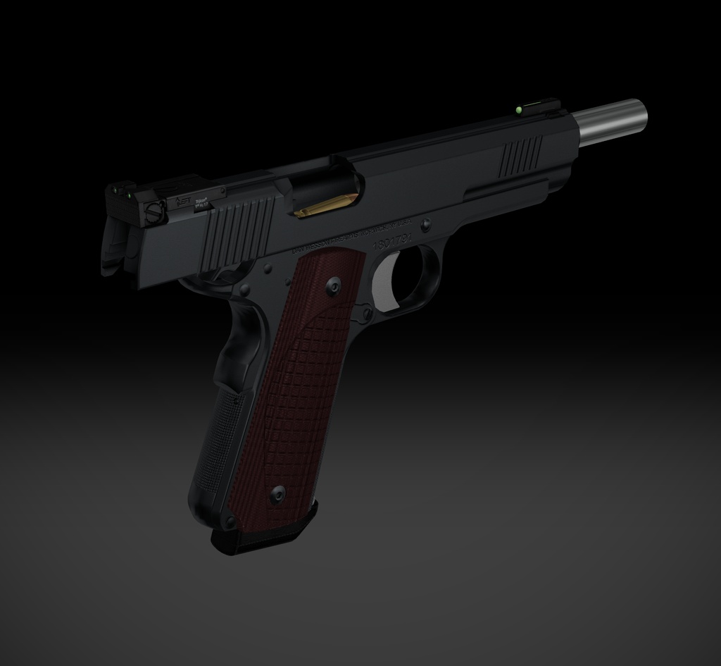 【VRChat想定】Dan Wesson Bruin