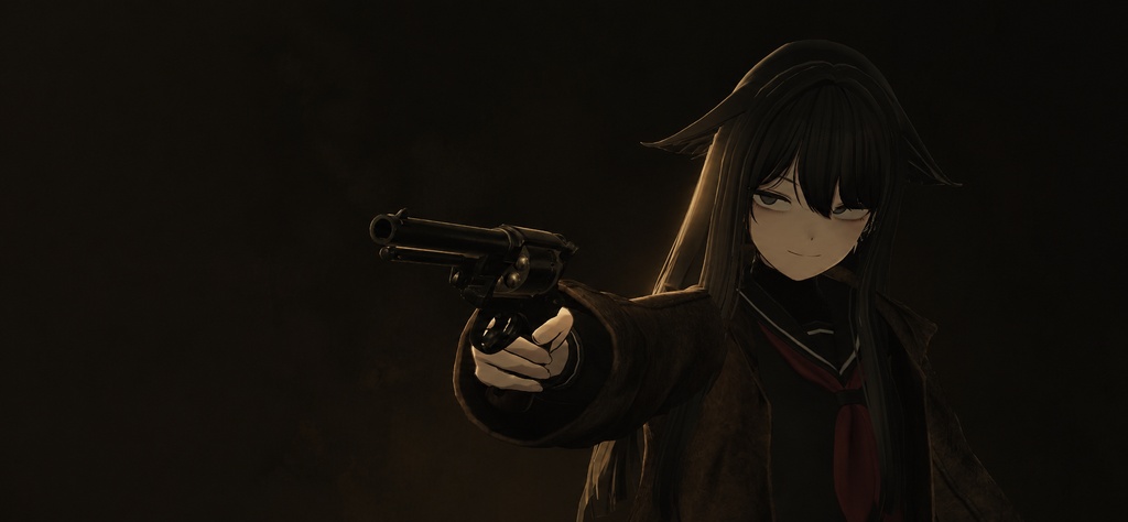【VRChat想定】Starr Army Revolver