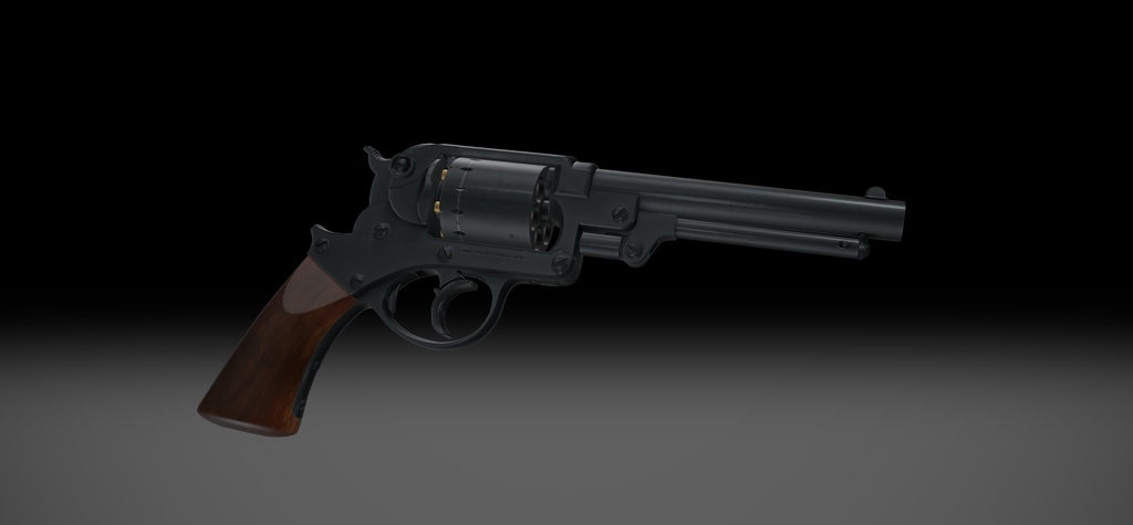 【VRChat想定】Starr Army Revolver