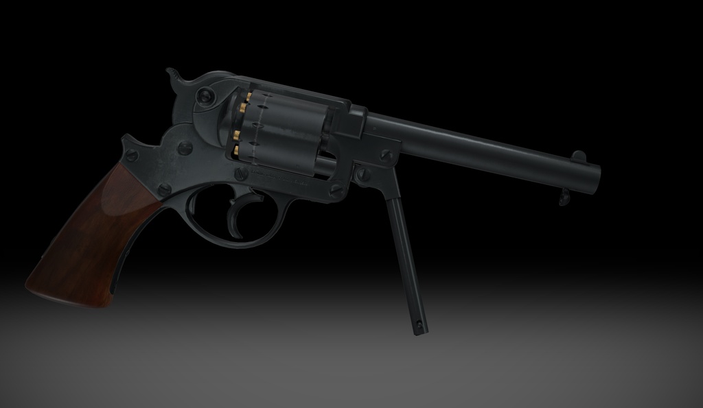【VRChat想定】Starr Army Revolver