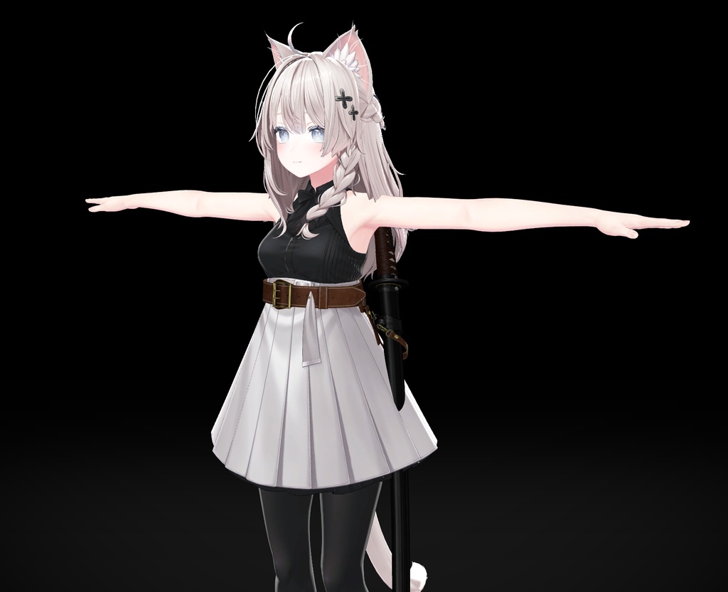 【VRChat想定】略刀帯