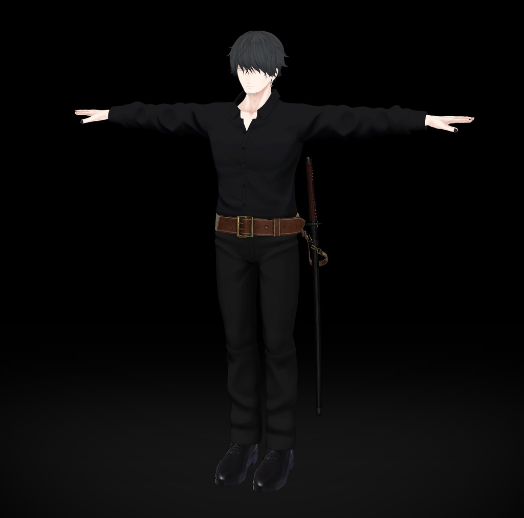【VRChat想定】略刀帯