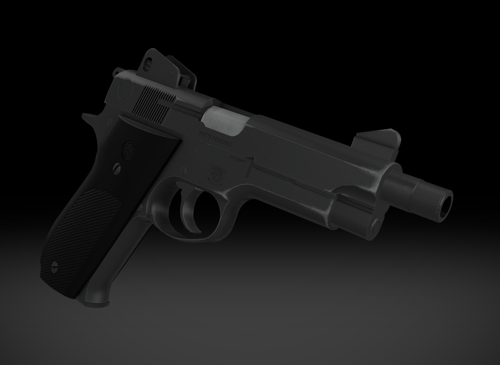 【VRChat想定】Mk22 Mod 0 Hush Puppy