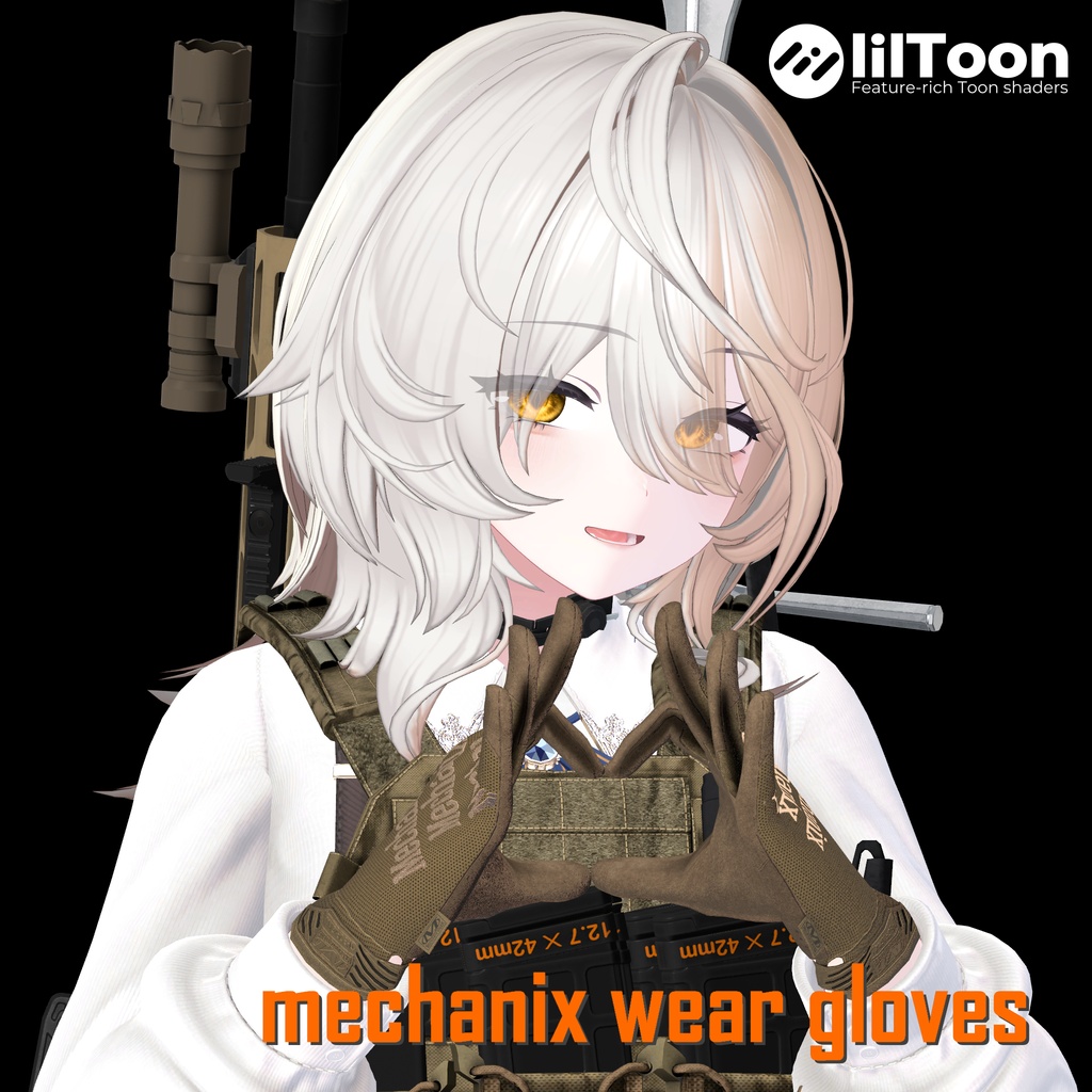 【複数アバター対応】mechanix wear gloves